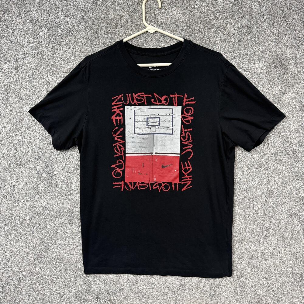Nike Dri‎ Fit Just Do It Basketball Hoop T-Shirt Large Athleisure Urban Techwear